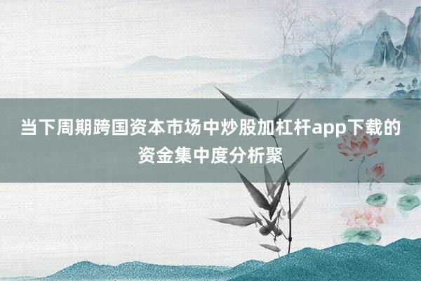 当下周期跨国资本市场中炒股加杠杆app下载的资金集中度分析聚