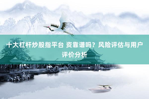 十大杠杆炒股指平台 资靠谱吗？风险评估与用户评价分析