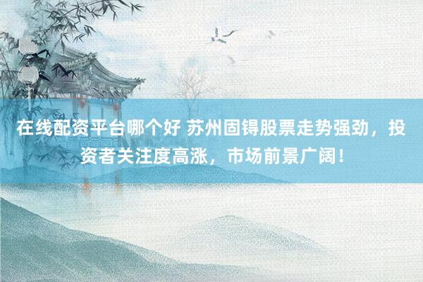 在线配资平台哪个好 苏州固锝股票走势强劲，投资者关注度高涨，市场前景广阔！