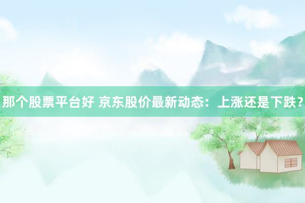 那个股票平台好 京东股价最新动态：上涨还是下跌？